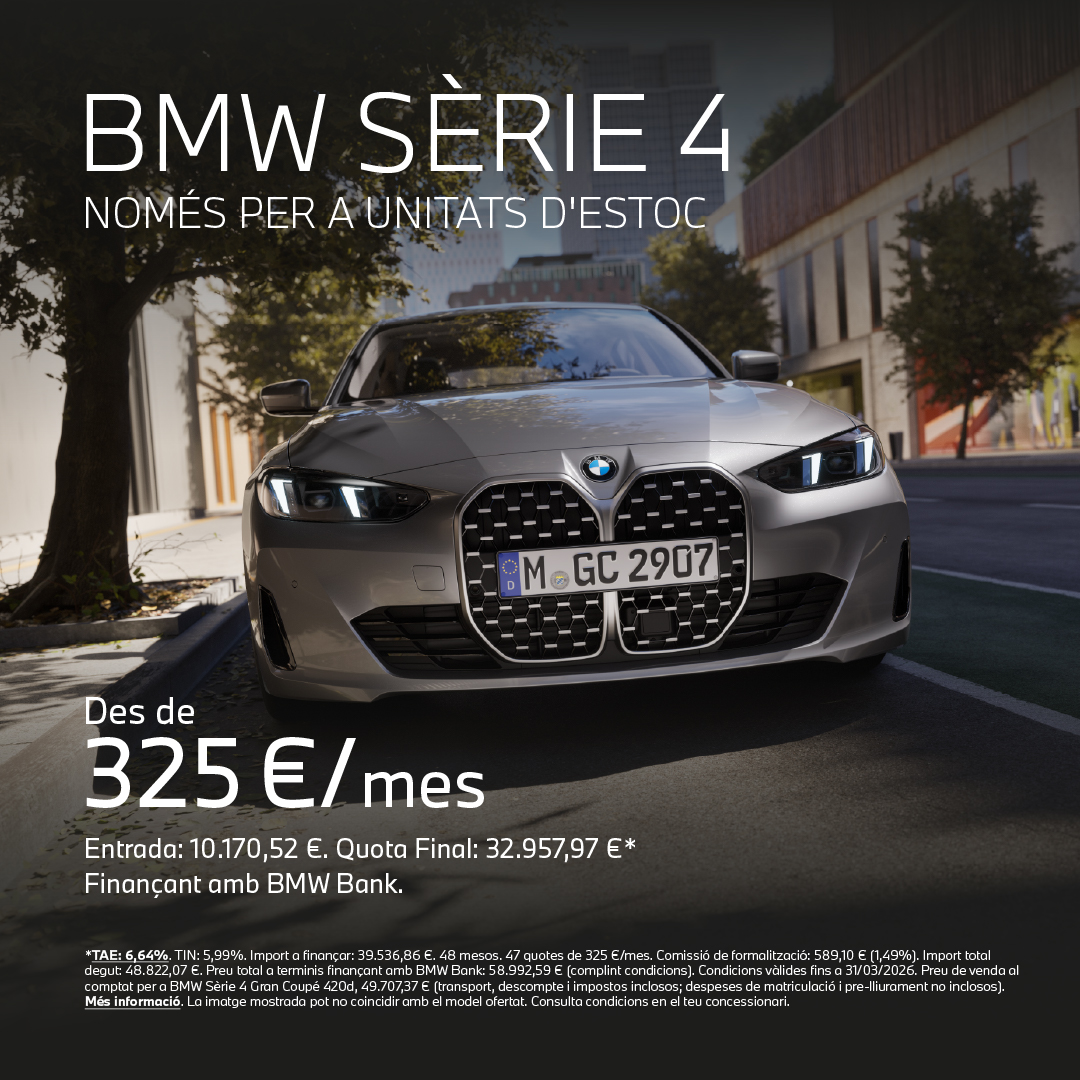BMW SERIE 4 MARÇ