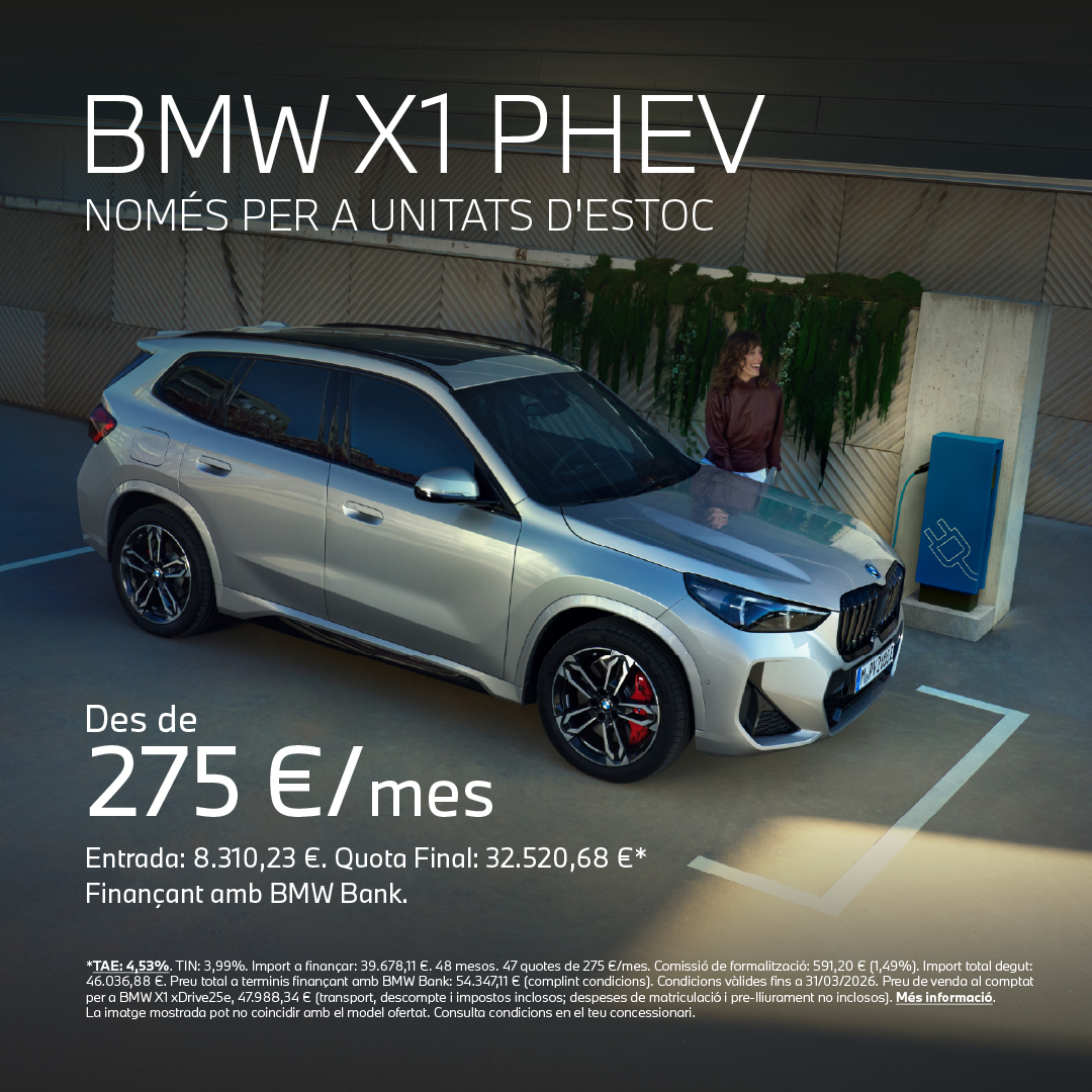 BMW X1 PHEV març